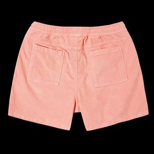 Pantalones cortos de pana de patrón sólido informal para hombre con cordón de cintura elástica diseño ligero para ropa de playa de verano - Product Image 6
