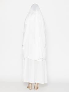 Haute qualité personnalisé femmes Naqab à manches longues Burqa Style ethnique solide Hijab Turquie robes de mode islamique Dubaï Abaya - Product Image 5