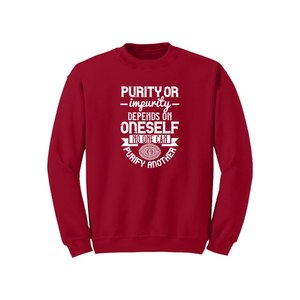 Sweat-shirt en mélange de coton avec des thèmes de bouddha imprimés Style décontracté 12 options de couleur 260-280 Placement de conception personnalisable GSM lourd - Product Image 4