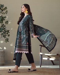 Vestido Formal de Trabajo para Mujer, Moderno, Excelente Calidad, Último Modelo 2025-2026, Salwar Kameez de Algodón para Fiesta 01070 - Product Image 2