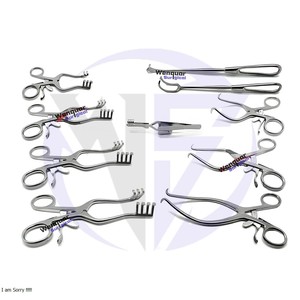Juego de 10 Retractores Quirúrgicos Veterinarios Más Buscados, Instrumentos Manuales Premium Gelpi y Weitlaner en Venta, Herramientas Wenquar - Product Image 1
