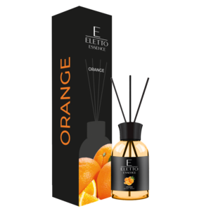 Reed Diffuser Bottle for Home & Office and Hotel with ORANGE <b>Scent</b> 100ml / 3.38oz | Essential Oil Reed Diffuser Sets with <b>Sticks</b> - Product Image 1