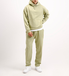 Pulls à capuche unisexes en molleton lourd personnalisés de haute qualité en coton Sweatshirts vierges surdimensionnés pour les sweats à capuche pour hommes de grande taille - Product Image 6