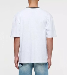 Top qualité 100% coton hommes T-Shirt avec impression personnalisée votre marque Logo T-Shirt hommes graphique t-shirts chemise femmes surdimensionné T-Shirt - Product Image 6