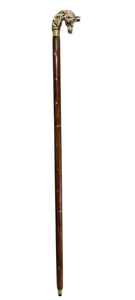 Bastón de Madera Plegable con Mango de Cabeza de Caballo Hecho a Mano en Latón Pulido Vintage para Hombres y Mujeres - Regalo Perfecto para Actividades al Aire Libre - Product Image 5