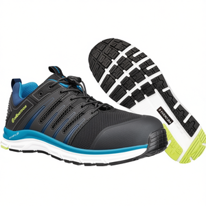 Chaussure de sécurité BREEZE IMPULSE LOW Taille 43 Noir/Bleu S1P ESD HRO SRA pour Gants de jardinage et Équipement de protection - Product Image 2