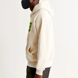 เสื้อฮู้ดดี้แฟชั่นผู้ชายสำหรับฤดูหนาว ขายส่ง พร้อมบริการออกแบบลายปักเชนิลล์ตามสั่ง ไซส์พื้นฐาน - Product Image 5