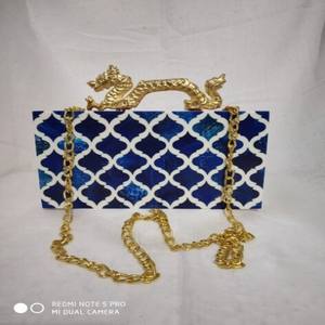 Bolsos de Mano y Carteras de Cristal y Resina Más Elegantes para Mujer, con Cadena Larga de Metal, Diseño Multifuncional Desmontable - Product Image 5