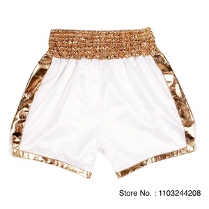 Pantalones Cortos de Boxeo Muay Thai para Adultos, Pantalones de Lucha de Kickboxing Estampados para Hombres y Mujeres, Equipo de Artes Marciales Mixtas, 100% Poliéster Ligero - Product Image 5