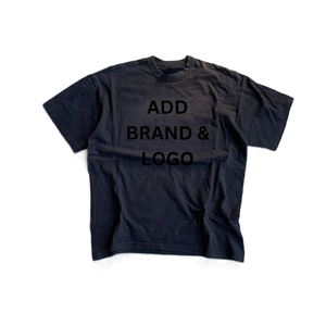 Proveedor de Bangladesh Camiseta de cuello redondo de algodón pesado Camiseta informal de manga corta con estampado gráfico personalizado para hombre Diseño liso - Product Image 5