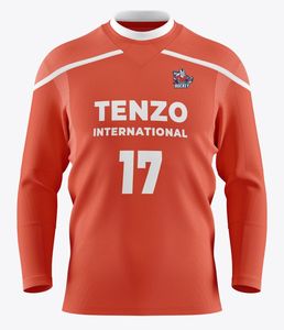 2025 Custom Made Ice Hockey Team Set Breathable Jersey and <b>Socks</b> with Front Sublimated Logo - Product Image 5