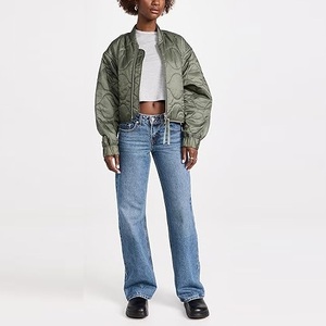 Jeans de Pierna Ancha Estilo Boyfriend para Mujer, Cintura Alta, Holgados, Ecológicos, de Secado Rápido, 100% Algodón, Corte Recto con Agujeros - Product Image 6