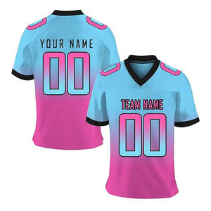Maillots de football américain personnalisés Plus XL ensembles de shorts imprimés par sublimation pour les derniers jeux maillot de football universitaire vierge - Product Image 4