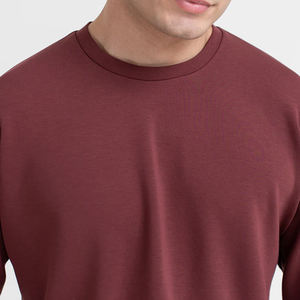 100% coton sweat à col rond hommes sweats à col rond personnalisé éponge hommes sweat à manches longues français - Product Image 2