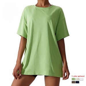 T-shirts vierges de haute qualité personnalisés avec logo sérigraphie 100% coton pour femmes - Product Image 5