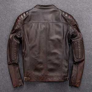 Venta de chaquetas de cuero de secado rápido para hombre, chaquetas de cuero personalizadas de alta calidad, impermeables, transpirables, ecológicas, más populares - Product Image 6