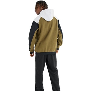 Sudaderas con capucha ajustadas cálidas de invierno para hombre, diseño de panel multicolor, ropa informal de moda más vendida, 100% algodón, venta al por mayor - Product Image 6