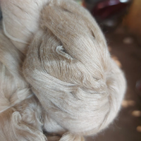 100% Tussar fil de soie naturel non teint poids fin pour le tricot à la main et le tissage technique filée motif brut caractéristique recyclée