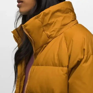 Veste matelassée décontractée pour homme OEM personnalisée, mélange de coton et de cuir, séchage rapide, imperméable, manches régulières, fermeture éclair, vente en gros à chaud - Product Image 5