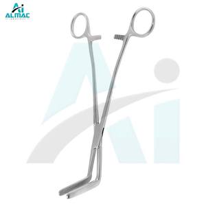 Forceps Wertheim Parametrium en acier de haute qualité ALMAC pour la chirurgie gynécologique avec une forte adhérence et une manipulation précise des tissus - Product Image 1