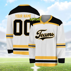 Maillot de Hockey sur Glace Sublimé Personnalisé 100% Polyester Séchage Rapide Unisexe Adulte Sans quantité minimale de commande Broderie - Product Image 6