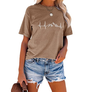 Camiseta de mujer personalizada de último diseño de alta calidad, camiseta gráfica Unisex, camiseta de talla grande, vestidos de camiseta de gran tamaño para mujer - Product Image 5