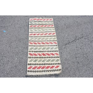 Vintage turc classique grande surface 18X41 pieds laine jonc de mer tapis 4m Rectangle Patchwork abstrait couloir Latex pour la décoration de la chambre - Product Image 1