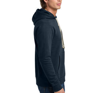 NL9303 Next Level Apparel Adult Santa Barbara Pullover Hoodie Next Level Unisex Fleece Pullover Dark Blue Fleece Hoodies Men - Product Image 3