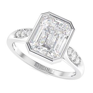 1,00 CTEmerald Diamond 7 Stone Regalo de Navidad para mujeres - Product Image 3
