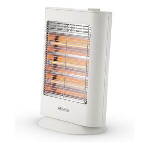 QUARZIA Calentador Eléctrico de 1200W, Capacidad de 45m, HUMI Blanco 99227, Estufa de Carbón - Product Image 1