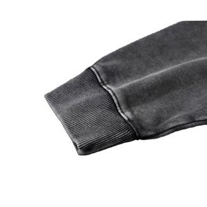 Pull unisexe de haute qualité sweat à capuche en molleton personnalisé sans soufre surdimensionné épaule tombante French Terry pour l'hiver - Product Image 4