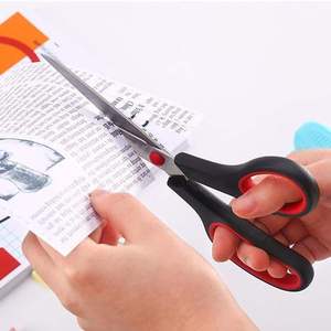 Ciseaux industriels en acier inoxydable de 8.5 pouces Ciseaux à coudre à pointe pointue Bord lisse pour tissu de découpe de broderie - Product Image 6