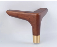 Pieds de meubles de luxe personnalisés en bois massif robuste pour canapé-lit, design moderne, pour salon, ferme, extérieur, hôpital, hôtel