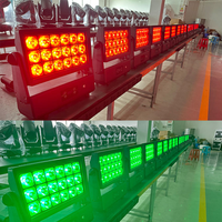 Extérieur IP65 18x20w Rgbwa Uv 6 en 1 alimenté par batterie Dmx sans fil LED ville couleur mur rondelle lumière bâtiment éclairage événement scène