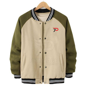 Wholesale Custom Size Men <b>Winter</b> Jacket For Sale Outdoor Use Stand Collar Men Letterman Jacket - Product Image 1