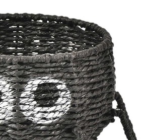 ตะกร้าฮาโลวีนทรงค้างคาว ทำจากหญ้าทะเลธรรมชาติ ทอมืออย่างประณีต ของตกแต่งและจัดระเบียบ ผลิตในเวียดนาม - Product Image 4