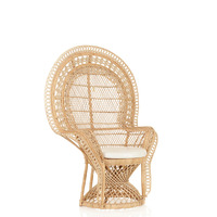 Vietnamesischer Moderner Teak-Rattan-Sessel für Draußen, Wicker-Stuhl mit Kissen, Langlebig, Stapelbar, Umweltfreundlich, Individuelle Farbe, für Schlafzimmer und Garten