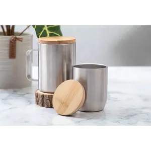 Tumbler da Viaggio Sostenibile in Acciaio Inossidabile a Doppia Parete con Isolamento Sottovuoto Sesboo - Product Image 2