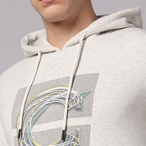 Invierno nuevo estilo High Street Casual Pullover Hoodie hombres hecho a medida 100% algodón impreso patrón térmico - Product Image 6