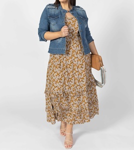 Robe de soirée élégante décontractée à imprimé sans manches sexy - Product Image 6