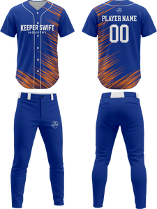 100% Polyester Customized Men Baseball Jersey Uniform Design Your Own Baseball Uniform For Sale - Product Image 2