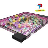 Ifun nouveau et personnalisé thème rose aire de jeux pour enfants équipement de terrain de jeu intérieur enfants équipement de jeu doux à vendre