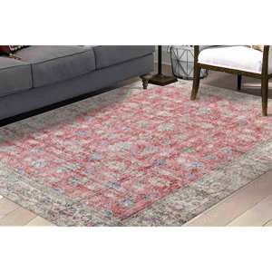 Alfombra con Estampado Floral - Lujo, Diseño Turco Personalizado, Alfombra de Chenilla - Product Image 3