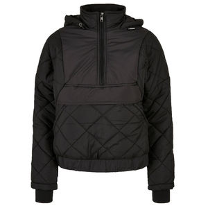 เสื้อแจ็คเก็ตพัฟเฟอร์แบบมีซิปครึ่งตัว ดีไซน์ใหม่สำหรับฤดูหนาว ปี 2026 บุใยดาวน์ พร้อมกระเป๋า สำหรับผู้หญิง - Product Image 1