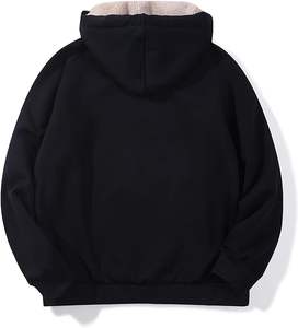 เสื้อฮู้ดมีซิปแขนยาวสำหรับผู้หญิงเสื้อสเวตเชิ้ตโอเวอร์ไซส์ผ้าฟลีซผ้าฝ้าย100% มีฮู้ดเสื้อแนวสตรีทมีซิป - Product Image 2