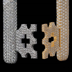 Collar con colgante de diamantes hecho a mano para mujer, regalo de joyería elegante único para compromiso, boda y celebraciones - Product Image 2