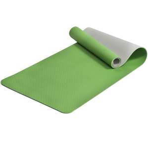 Tapis de yoga TPE antidérapant bicolore pour femmes, usage domestique, 6 mm d'épaisseur, pliable - Product Image 3