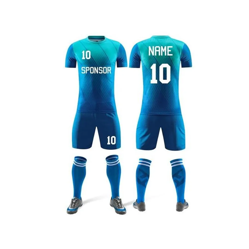 Wholesale Custom men women sublimation top Soccer Uniforms customized Color Football jerseys soccer uniform