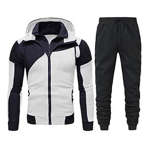 Traje deportivo de jogging transpirable para hombre de diseño personalizado, chándal de dos piezas de talla grande con chándal de sublimación - Product Image 3