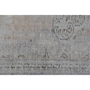 Alfombra turca Vintage moderna de 1,6x2,9 pies, gris, área grande, patrón de retazos 3D, Material de lana, respaldo de látex para sala de estar, pasillo - Product Image 5